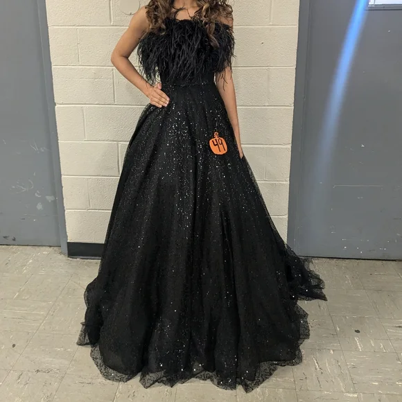 beller maxi dress black Sherri Hill 55565 - Long Scuba Sheath Dress main image 0